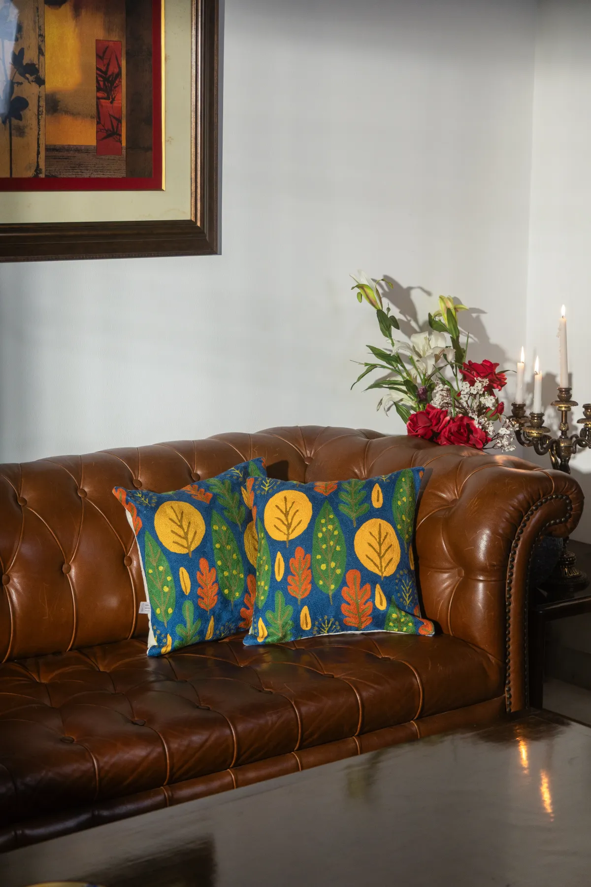 Nordic Twilight Forest Cushion Cover - Image 2